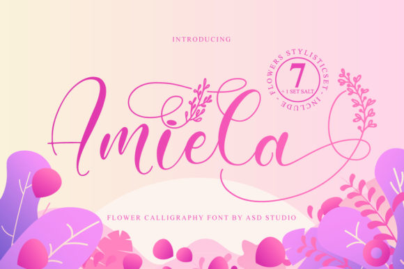 Amiela: A Script Font for Digital Branding