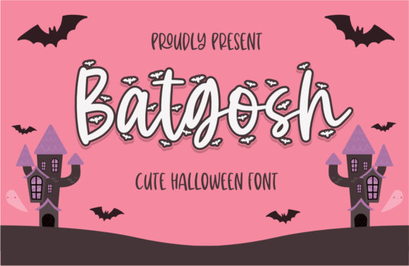 Batgosh: A Joyful Handwritten Typeface for Playful Brands