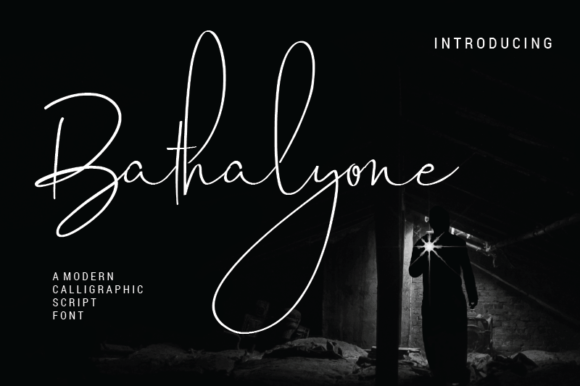 Bathalyone: A Handwritten Font for Elegant Branding