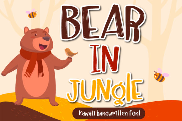 Bear in Jungle: A Bold Handwritten Font for Brands