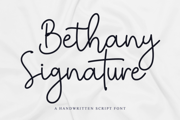 Bethany Signature: A Versatile Script Font for Modern Campaigns