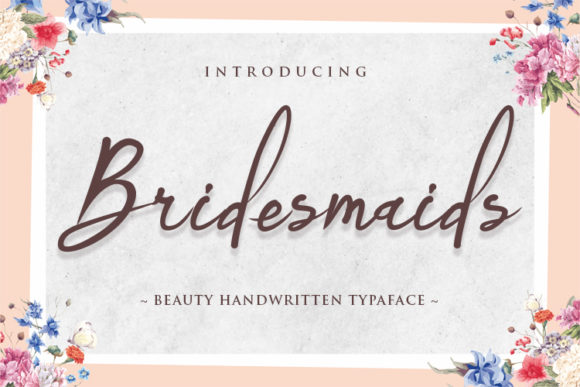Bridemaids Font: Elevating Web Design with Script