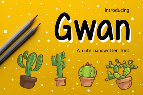 Gwan: The Handwritten Font That Elevates Campaign Visuals