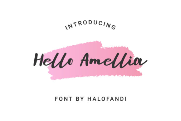 Hello Amellia: A Timeless Script Font for Marketers