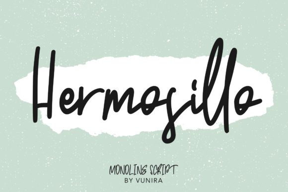 Hermosillo: A Handwritten Font for Modern Editorial Design