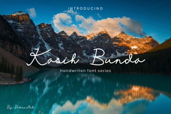 Kasih Bunda: A Handwritten Font for Makers