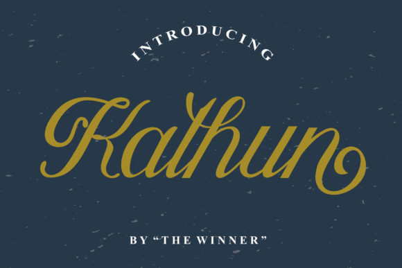 Kathun: The Perfect Script Font for Crafters
