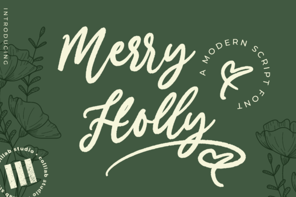 Merry Holly: A Friendly Handwritten Font for Branding
