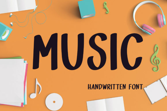 Music Font: A Handwritten Typeface for Branding