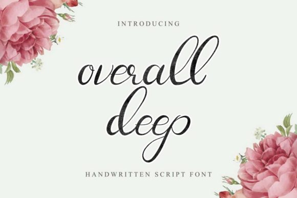 Overall Deep: A Script Font for High-Impact Campaigns