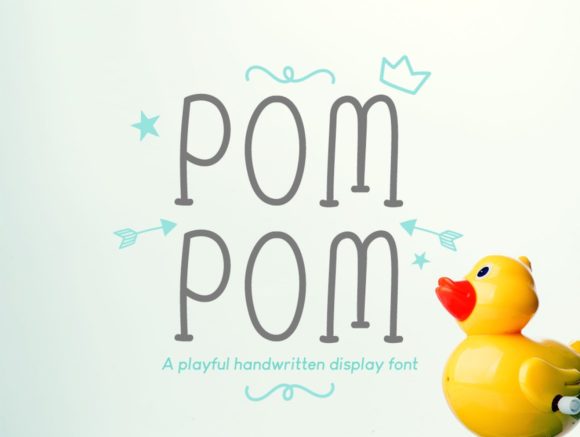 Pom Pom: A Friendly Handwritten Font for Web Design