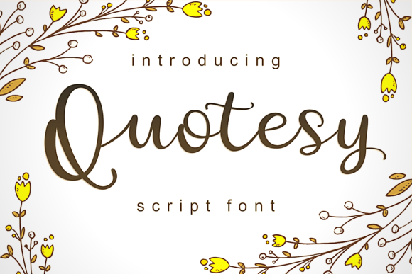 Quotesy Font Review: A Delicate Handwritten Typeface
