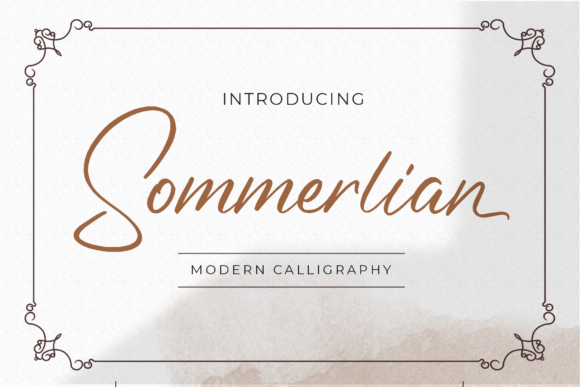 Sommerlian: A Timeless Handwritten Font for Editorial Design