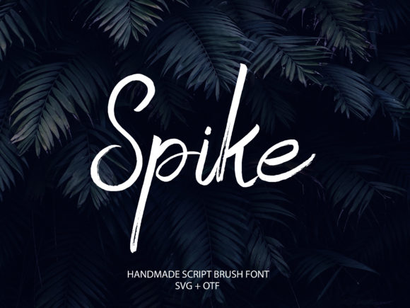 Spike: A Handwritten Font for Editorial Design