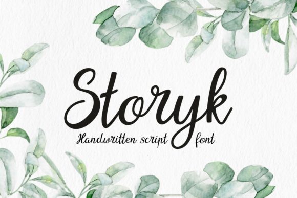 Storyk Font Review: A Delicate Handwritten Typeface for Branding