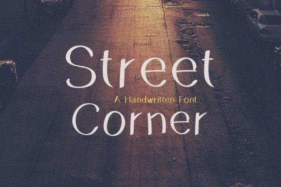 Street Corner Font: A Handwritten Typeface for Makers