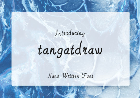 Tangatdraw Font Review: Elegant Script for Branding