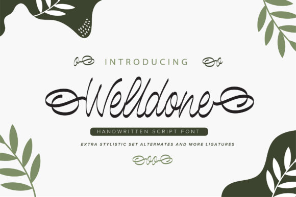 Welldone Font: Elevating Web Design with Handwritten Elegance